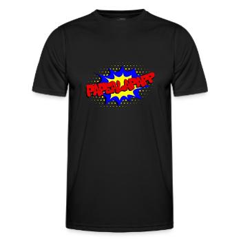 poppycock - Men's Functional T-Shirt - black - Front - AI Model Male 178 dark (178cm)