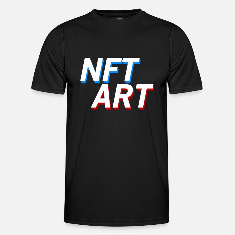 NFT ART - NFT Kunst - Men's Functional T-Shirt - black