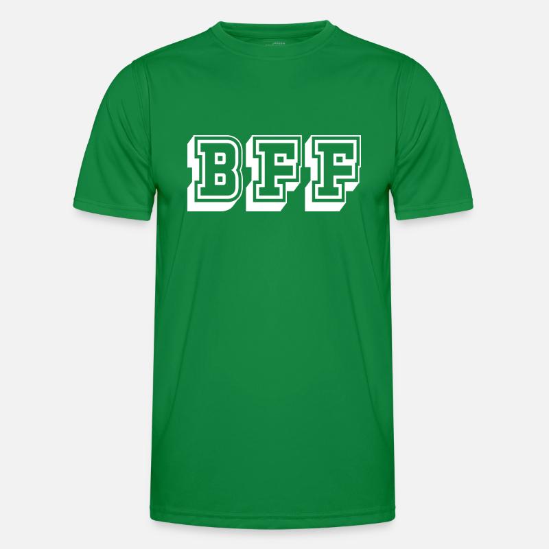 BFF Tshirt white Männer Funktions-T-Shirt
