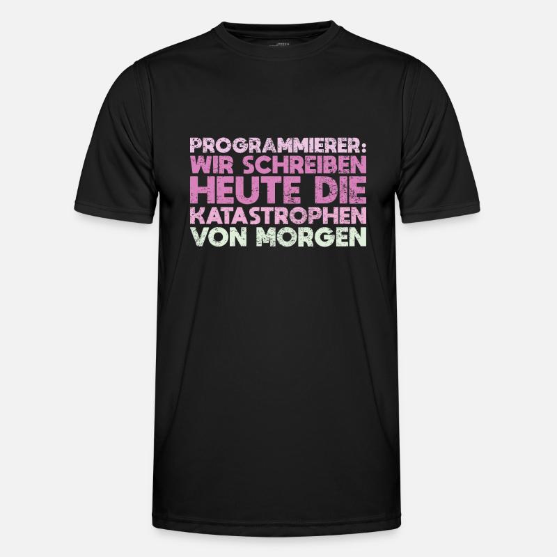 Programmierer: Wir Schreiben Heute Die... Männer Funktions-T-Shirt