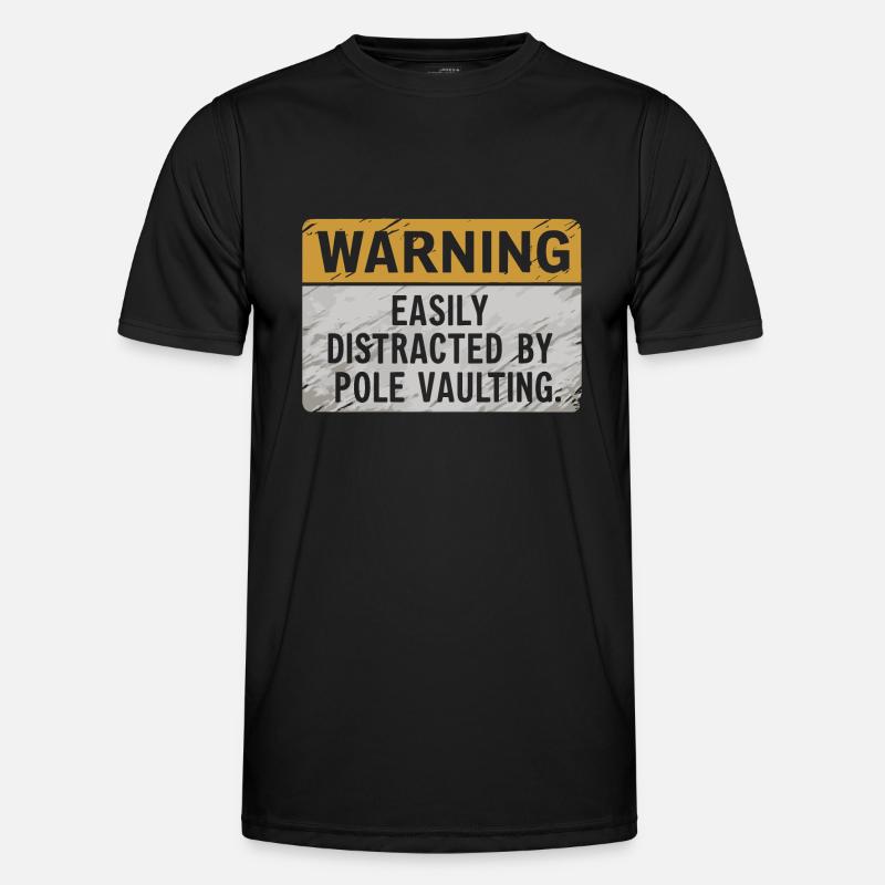 Stabhochspringer-Geschenk - Männer Funktions-T-Shirt - Schwarz