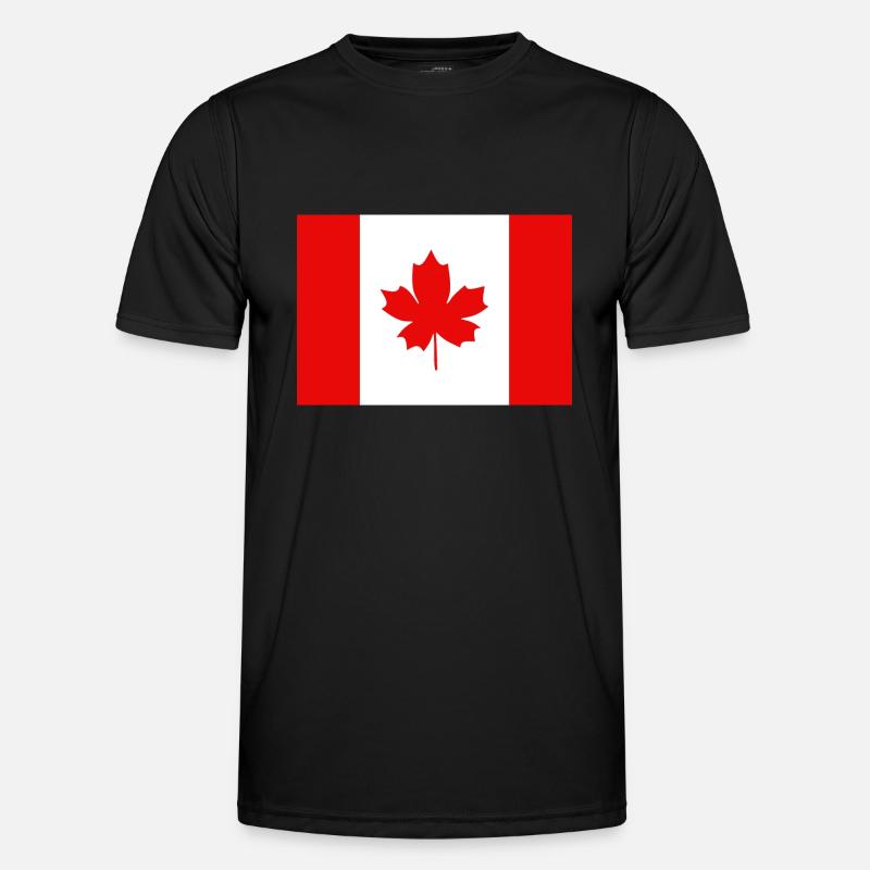 Drapeau du Canada T-shirt sport Homme