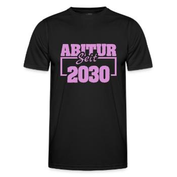 Matura 2030 - Männer Funktions-T-Shirt - Schwarz - Vorne - AI Model Male 178 dark (178cm)