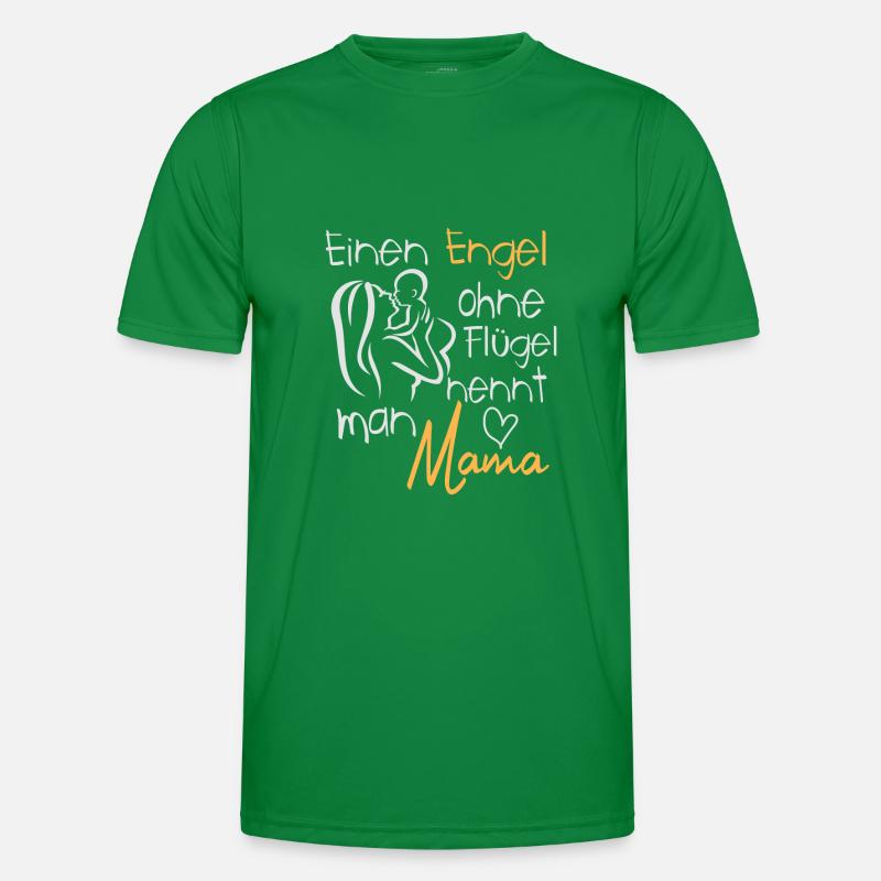 Mama Engel Männer Funktions-T-Shirt