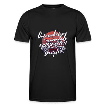 Dartpfeil - Männer Funktions-T-Shirt - Schwarz - Vorne - AI Model Male 178 dark (178cm)