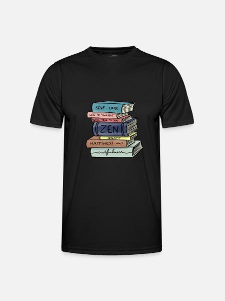 Books / Light, Dreams & Love - Men's Functional T-Shirt - black