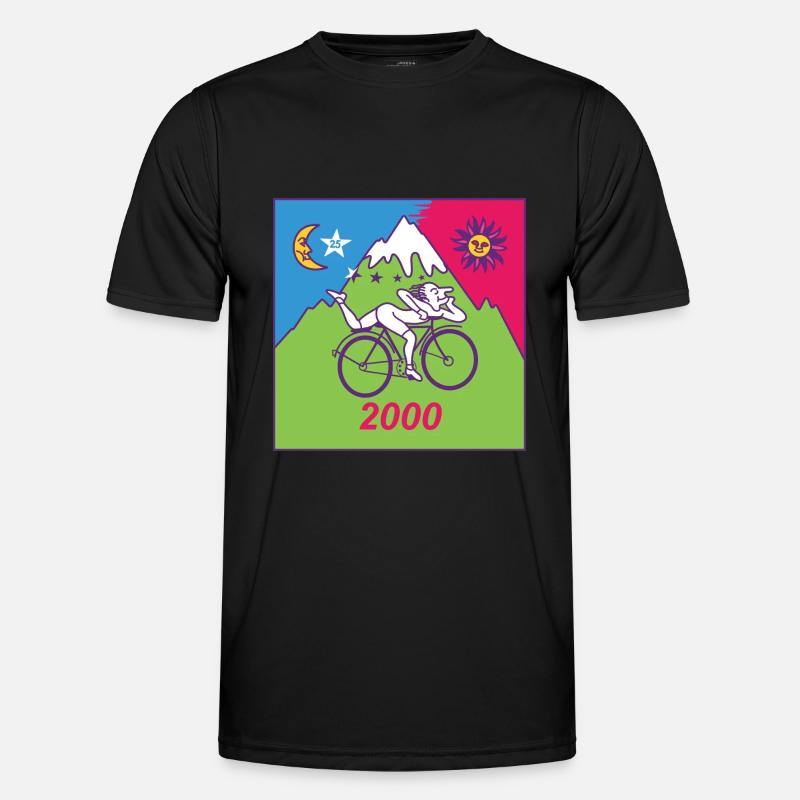 Albert Hofmann LSD 2000 - Männer Funktions-T-Shirt - Schwarz