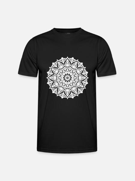Spiritual Mandala - Men's Functional T-Shirt - black