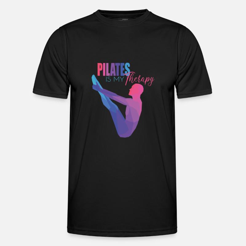 Pilates Geschenk Männer Funktions-T-Shirt
