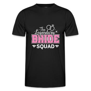 Bride Squad Junggesllinnenabschied - T-shirt sport Homme - noir - Devant - AI Model Male 178 dark (178cm)