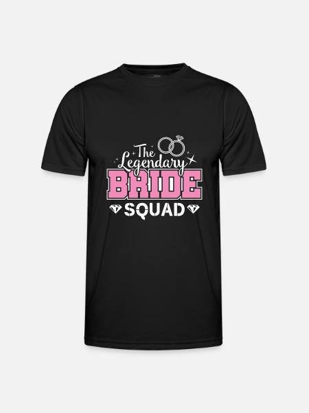 Bride Squad Junggesllinnenabschied - T-shirt sport Homme - noir