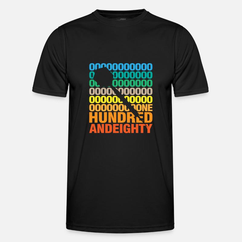 Hundred and eighty darts litter skewer saying gift Men's Functional T-Shirt