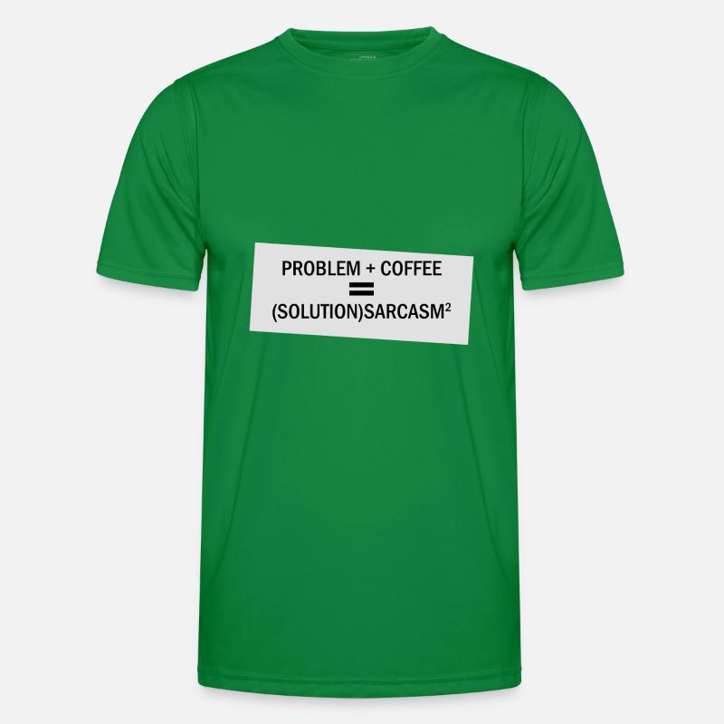 Problem Plus Coffee Men's Functional T-Shirt