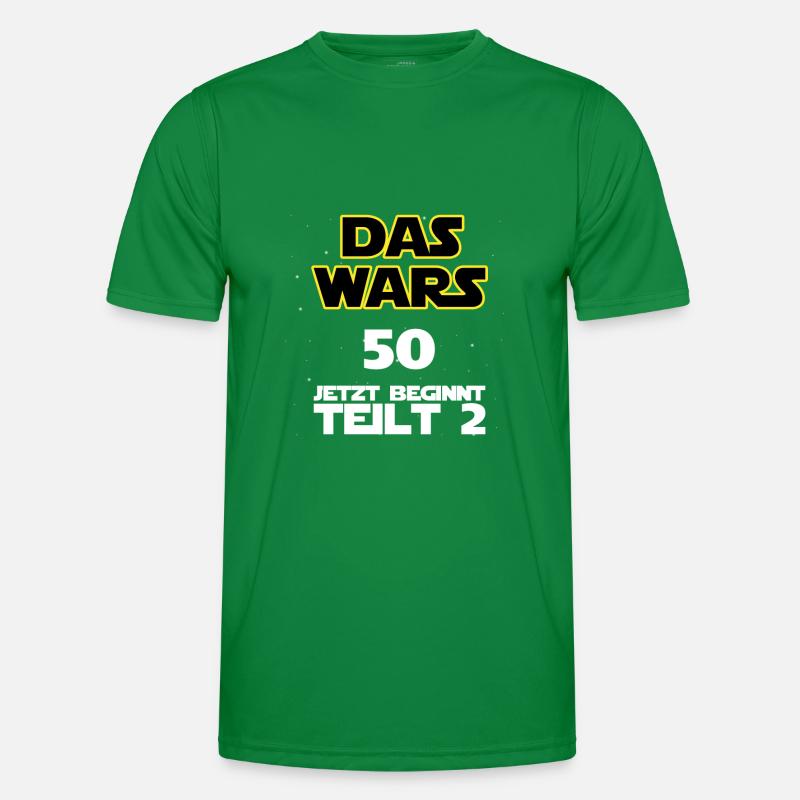 Das wars - 50 -jetzt beginnt Teil 2 Männer Funktions-T-Shirt