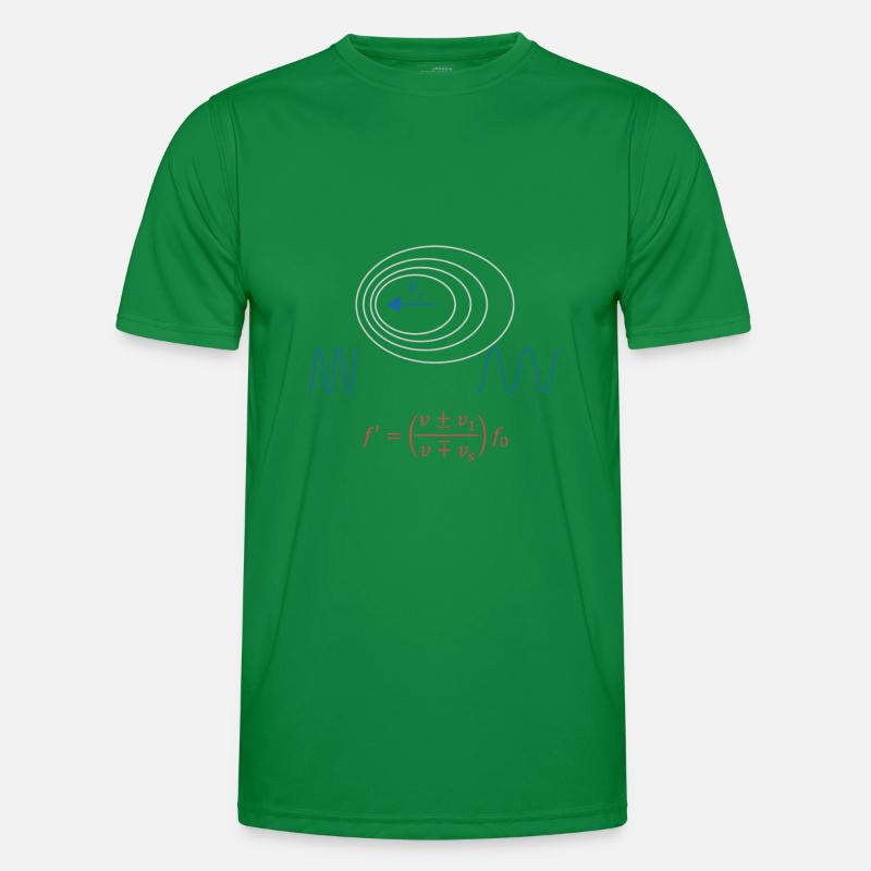 Physics Doppler Effect Gift Physicist Wave Men's Functional T-Shirt