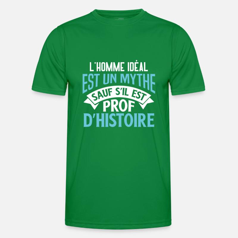 Professeur histoire idée cadeau enseignant prof T-shirt sport Homme