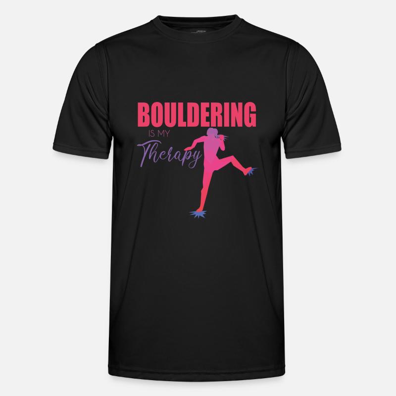 Bouldern Männer Funktions-T-Shirt