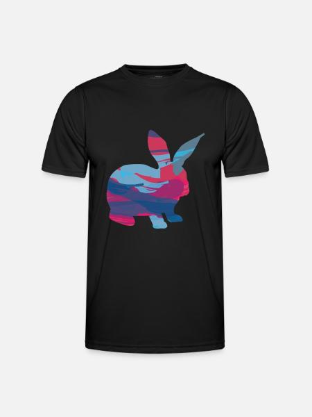 Rabbit Rabbit Rabbit - Men's Functional T-Shirt - black