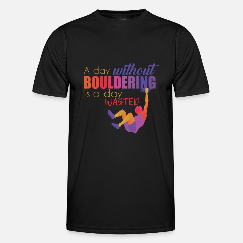 Bouldern Männer Funktions-T-Shirt