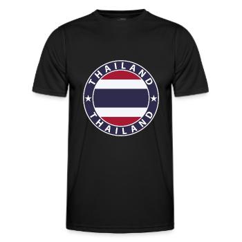 Thaïlande - T-shirt sport Homme - noir - Devant - AI Model Male 178 dark (178cm)