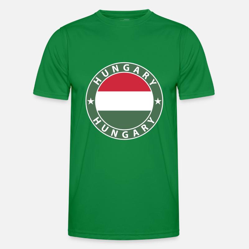 Ungarn Männer Funktions-T-Shirt