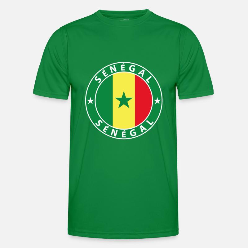 Senegal Männer Funktions-T-Shirt