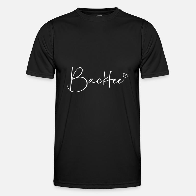 Backfee - Männer Funktions-T-Shirt - Schwarz