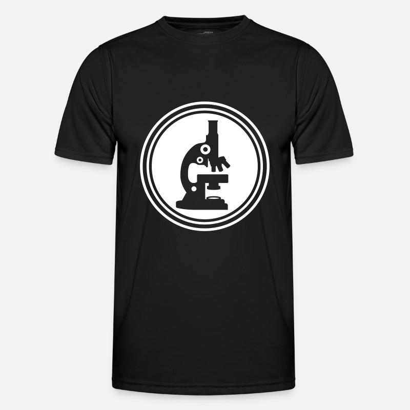 Microscope Icon Icon - Men's Functional T-Shirt - black