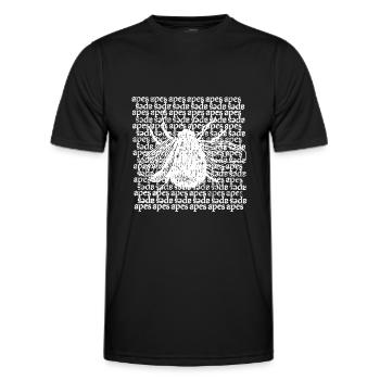 APES - Typographic Bee - Men's Functional T-Shirt - black - Front - AI Model Male 178 dark (178cm)