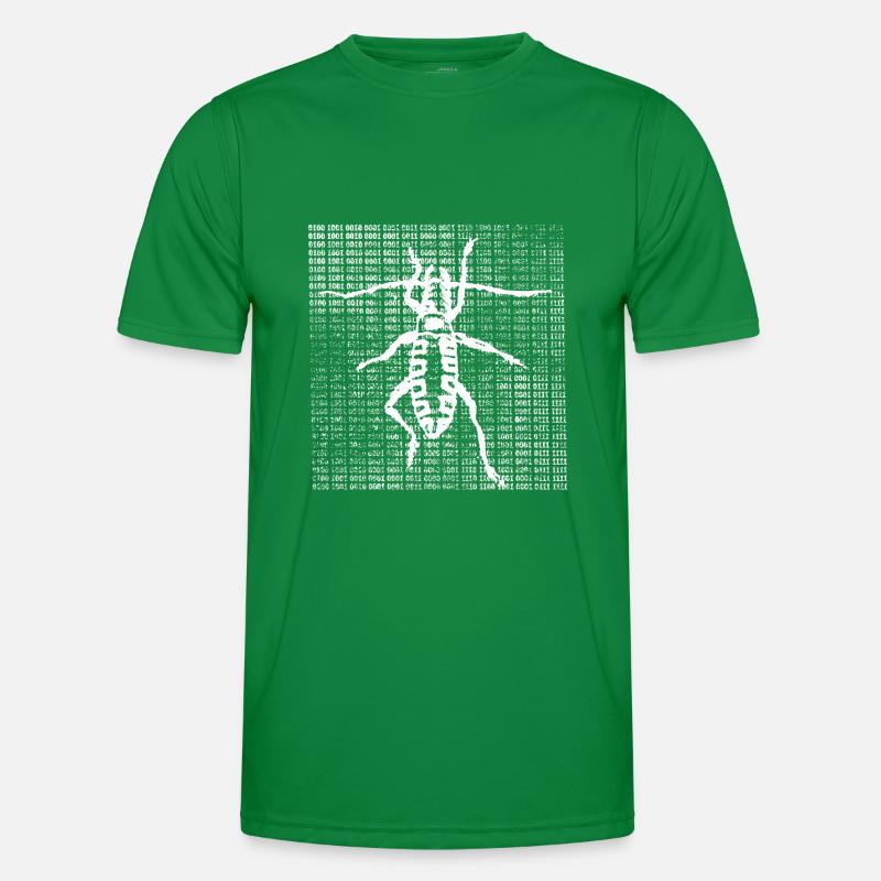Bitbug - digital worm Men's Functional T-Shirt