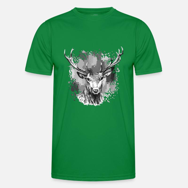 Cerf T-shirt sport Homme