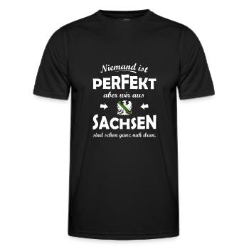 The perfect Saxons - Men's Functional T-Shirt - black - Front - AI Model Male 178 dark (178cm)