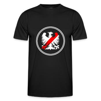 Der polnische Adler - Männer Funktions-T-Shirt - Schwarz - Vorne - AI Model Male 178 dark (178cm)