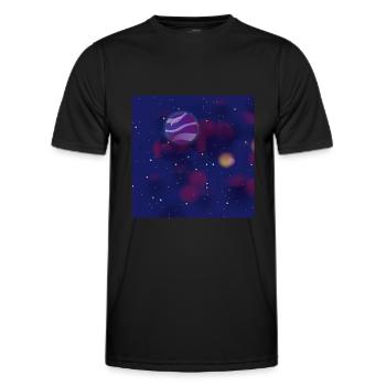Mars - T-shirt sport Homme - noir - Devant - AI Model Male 178 dark (178cm)