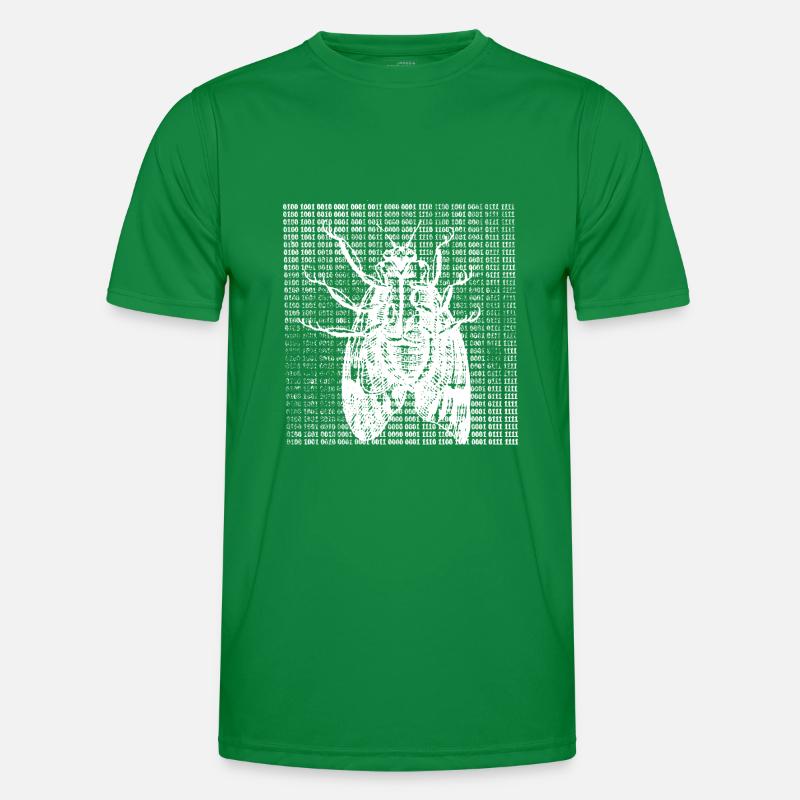 Papillon numérique blanc T-shirt sport Homme