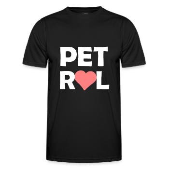 Gasoline has always been - Men's Functional T-Shirt - black - Front - AI Model Male 178 dark (178cm)