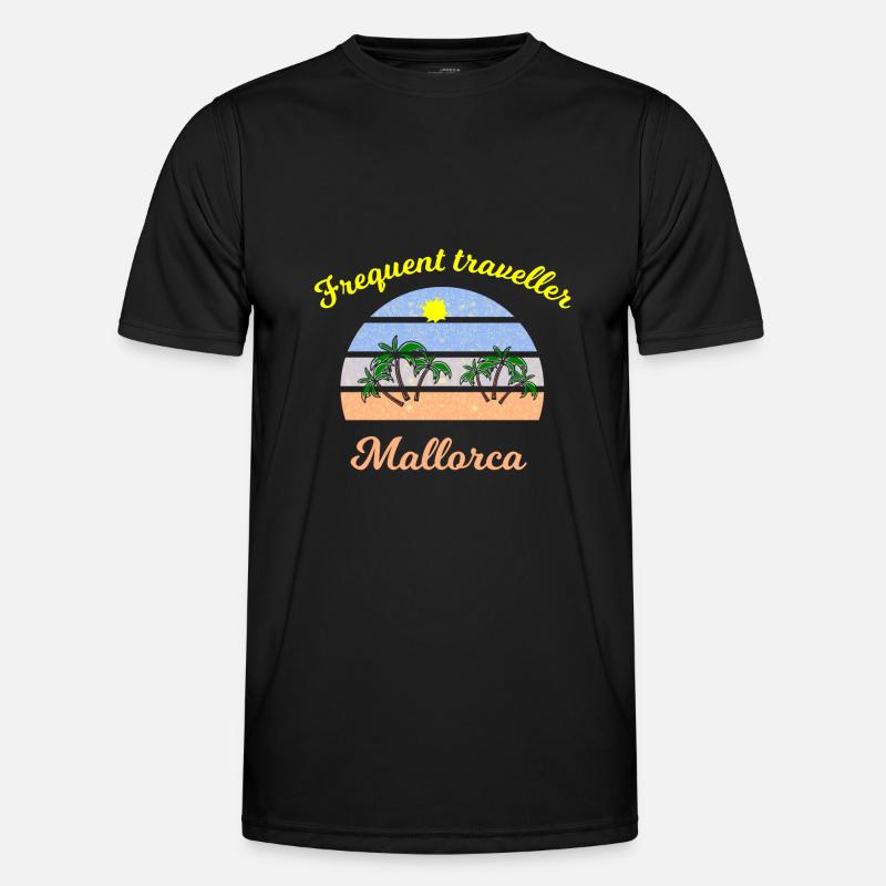Mallorca Holidays - Men's Functional T-Shirt - black