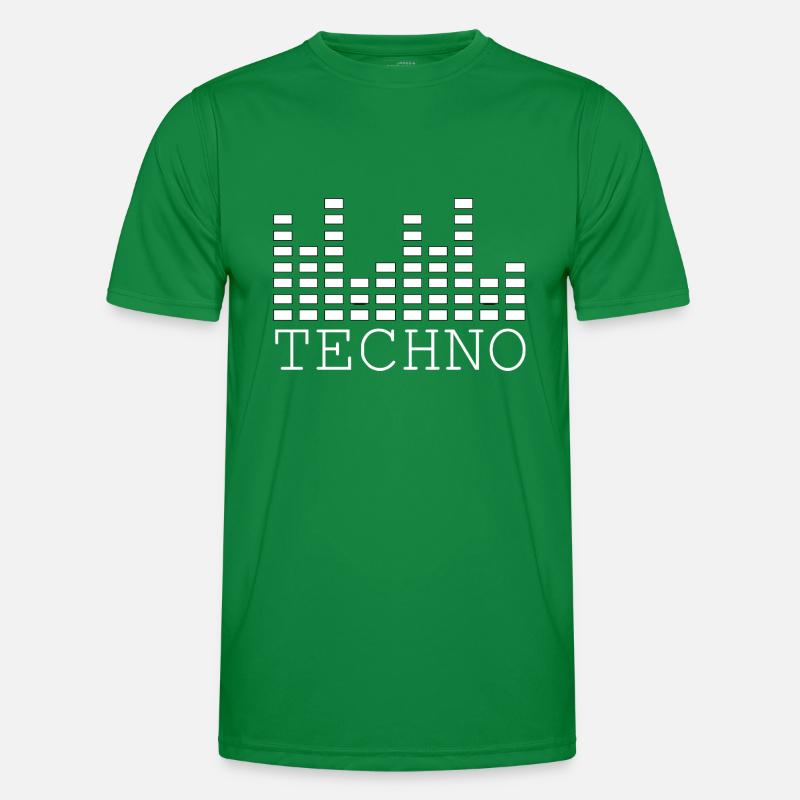 Techno music Men's Functional T-Shirt