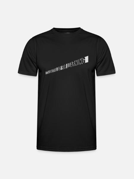beautiful day for learning - Men's Functional T-Shirt - black