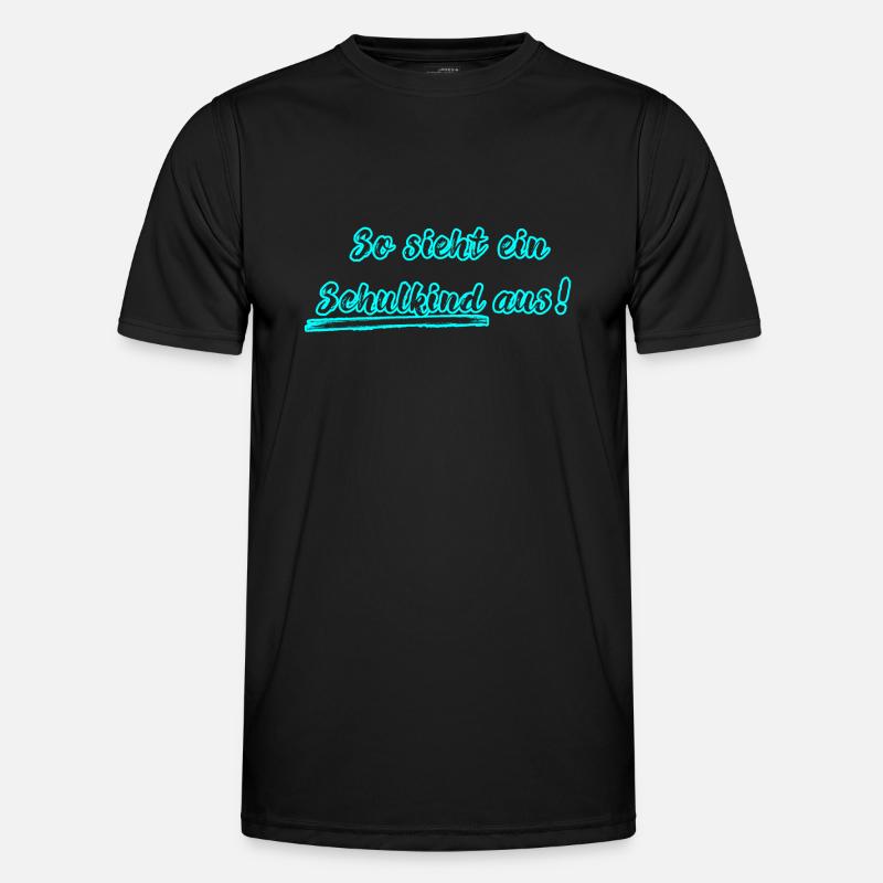 Schulkind Männer Funktions-T-Shirt