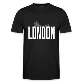 Londre - Men's Functional T-Shirt - black - Front - AI Model Male 178 dark (178cm)