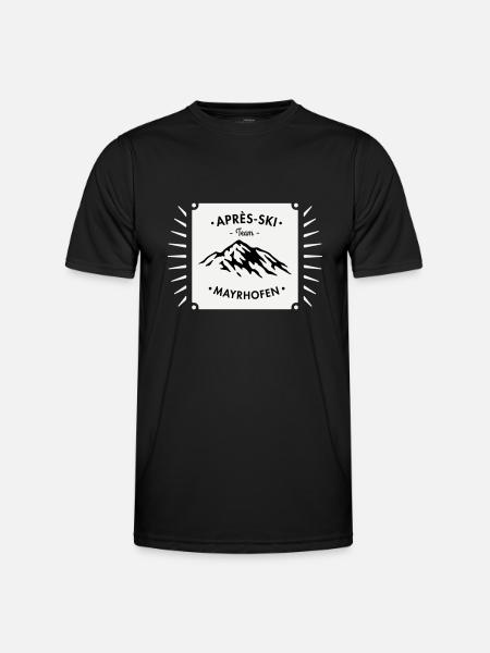Après-Ski Mayrhofen - Men's Functional T-Shirt - black