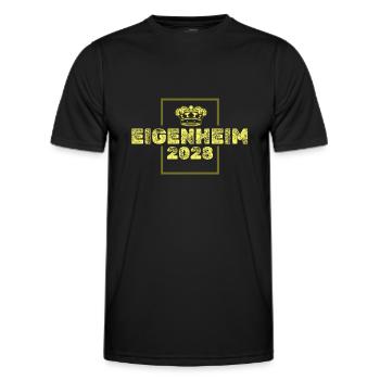 2028 - Men's Functional T-Shirt - black - Front - AI Model Male 178 dark (178cm)