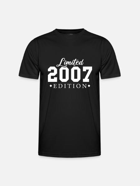 Limited Edition 2007 - Männer Funktions-T-Shirt - Schwarz