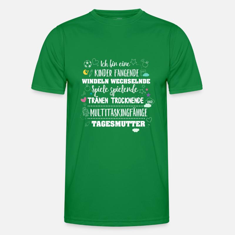 Ich bin eine multifunktionale Tagesmutter Männer Funktions-T-Shirt