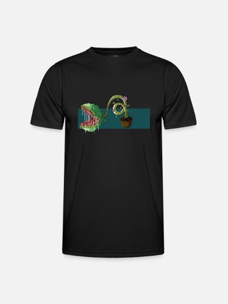 carnivorous plant - Men's Functional T-Shirt - black