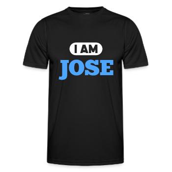Jose Name Spruch für stolze Joses - Männer Funktions-T-Shirt - Schwarz - Vorne - AI Model Male 178 dark (178cm)