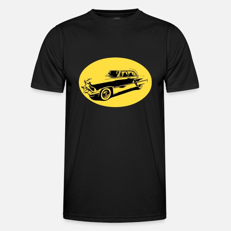 Auto - Männer Funktions-T-Shirt - Schwarz