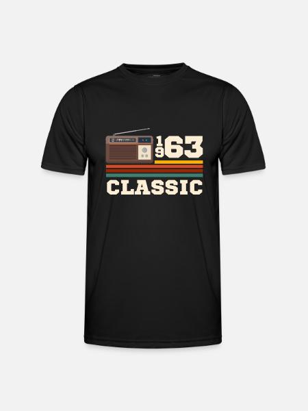 Anniversary 1963 retro classic - Men's Functional T-Shirt - black