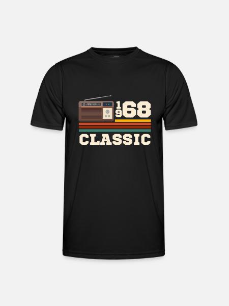 Anniversary 1968 retro classic - Men's Functional T-Shirt - black
